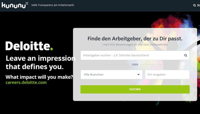 kununu gehört zu XING, wodurch sich die Arbeitgeberbewertungen auch in dem sozialen Netzwerk ansehen lassen. kununu gehört zu XING, wodurch sich die Arbeitgeberbewertungen auch in dem sozialen Netzwerk ansehen lassen.