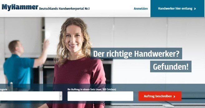 MyHammer bietet seine Plattform bereits seit über 10 Jahren für die Handwerkersuche an. MyHammer bietet seine Plattform bereits seit über 10 Jahren für die Handwerkersuche an.