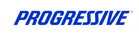 Progressive logo in blue italic text on a white background