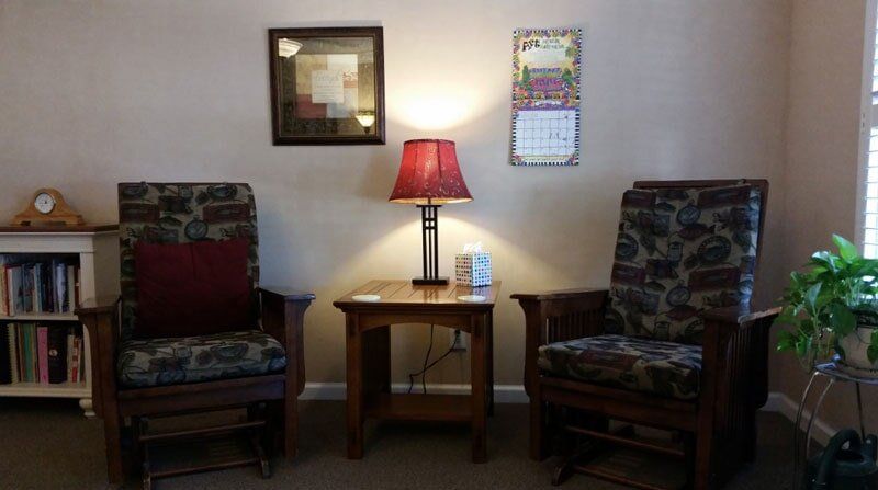 Office interior with chairs by window - counseling services - New Day Counseling Center, Inc., PC in Fayetteville, NC