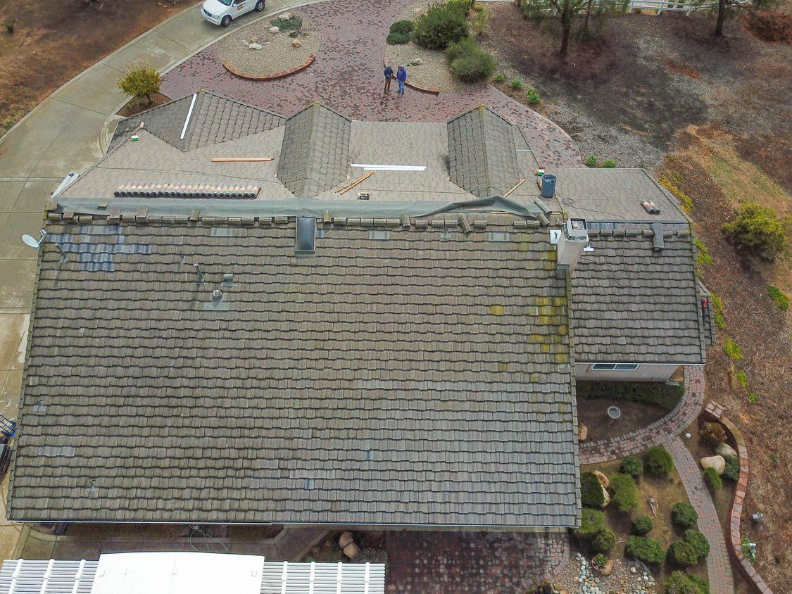 Old home roof made new Valley Center