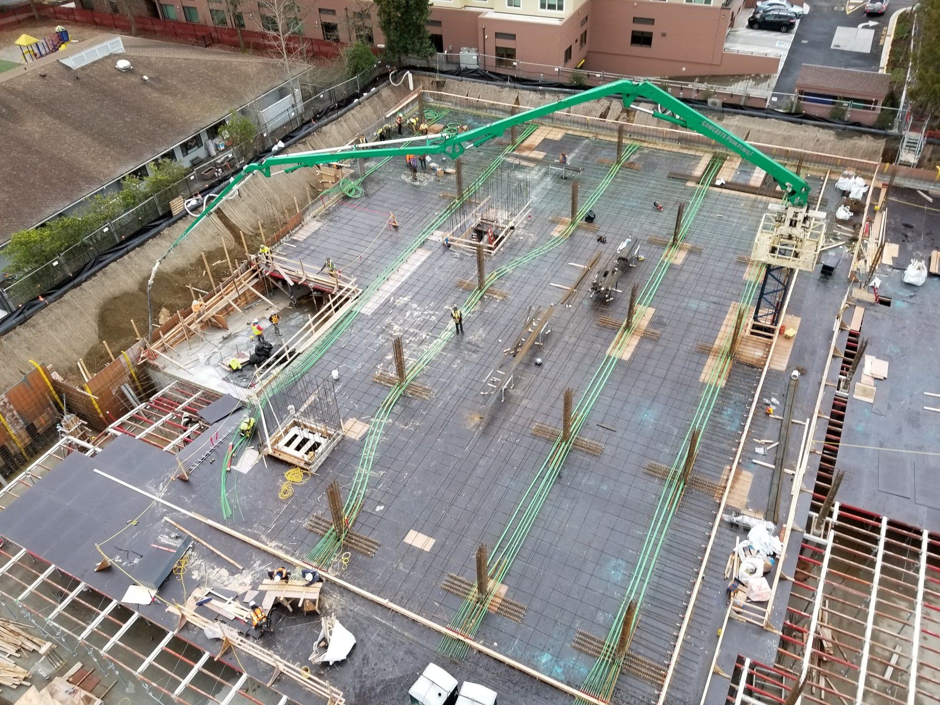 field stud welding, jobsite stud welding, jsw stud rails, embeds, psr rails, punching shear connectors, punching shear rails