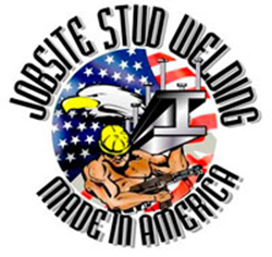 field stud welding, jobsite stud welding, jsw stud rails, embeds, psr rails, punching shear connectors, punching shear rails