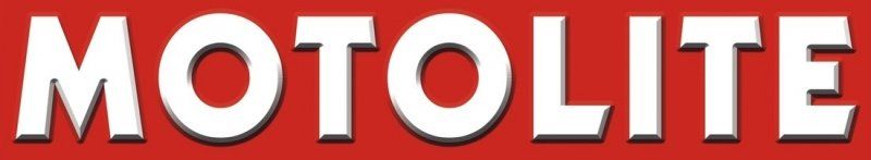 Motolite logo in white text on a red background
