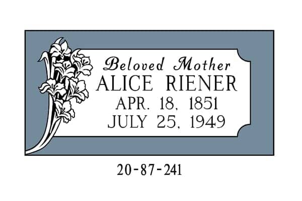 Gravestone: 