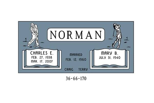 Headstone for 