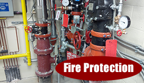 Fire Extinguisher in Hallway - Fire Protection