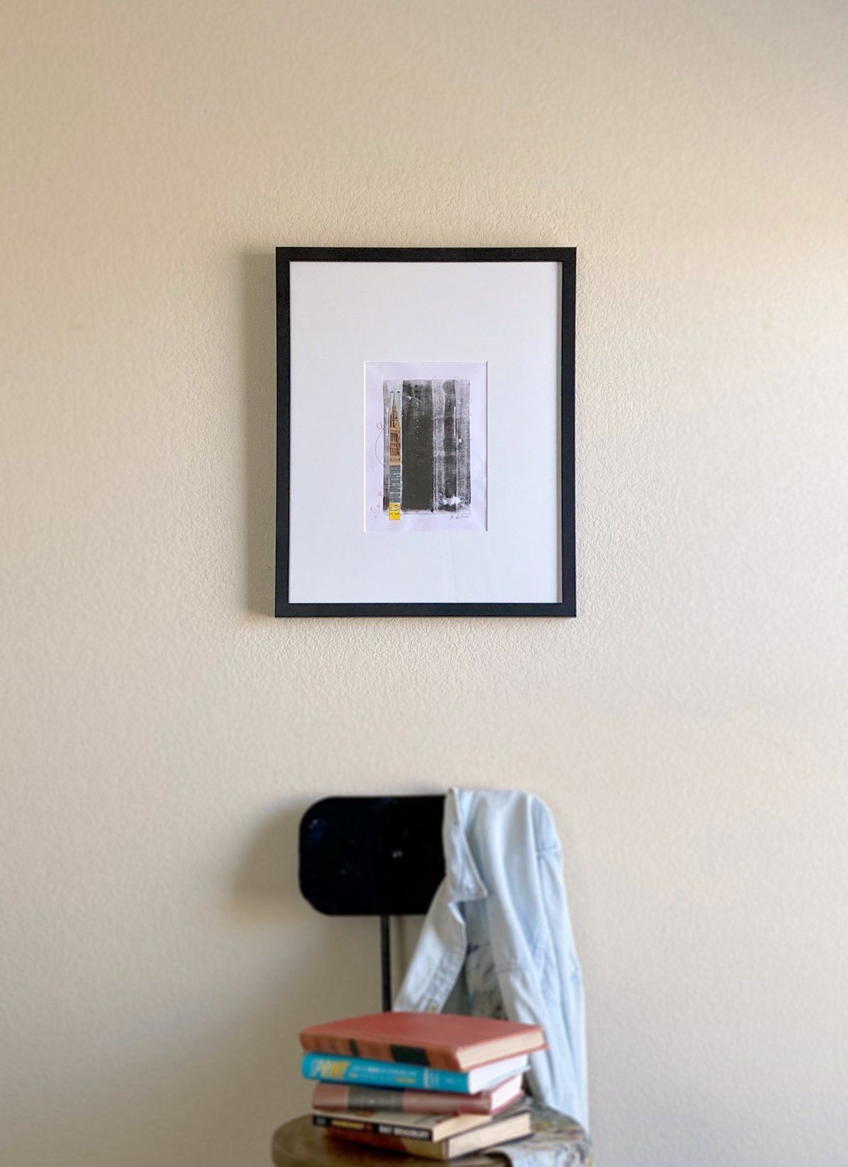 abstract custom monoprint commissions lease art home decor hotels