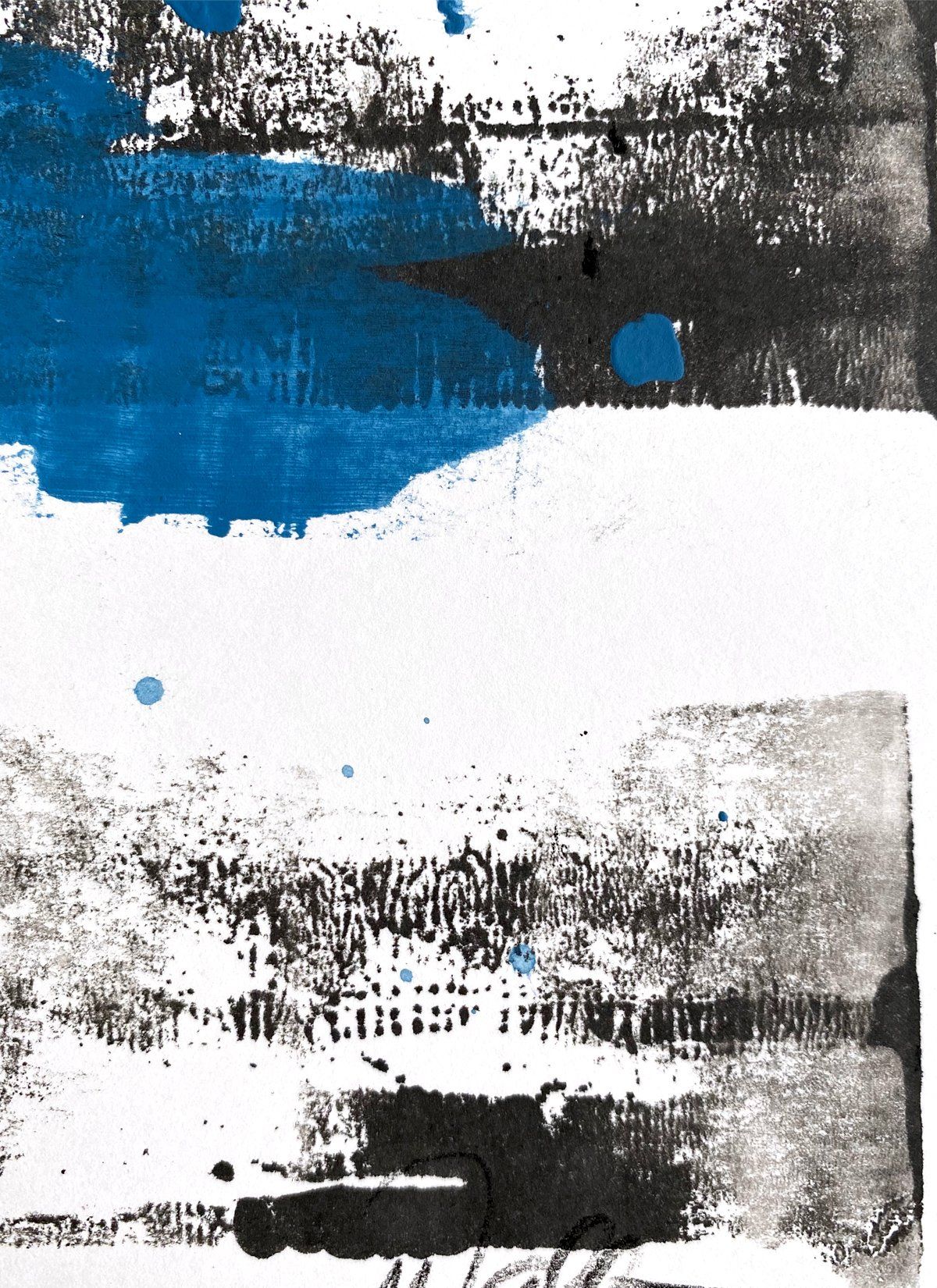 abstract custom monoprint commissions lease art home decor hotels