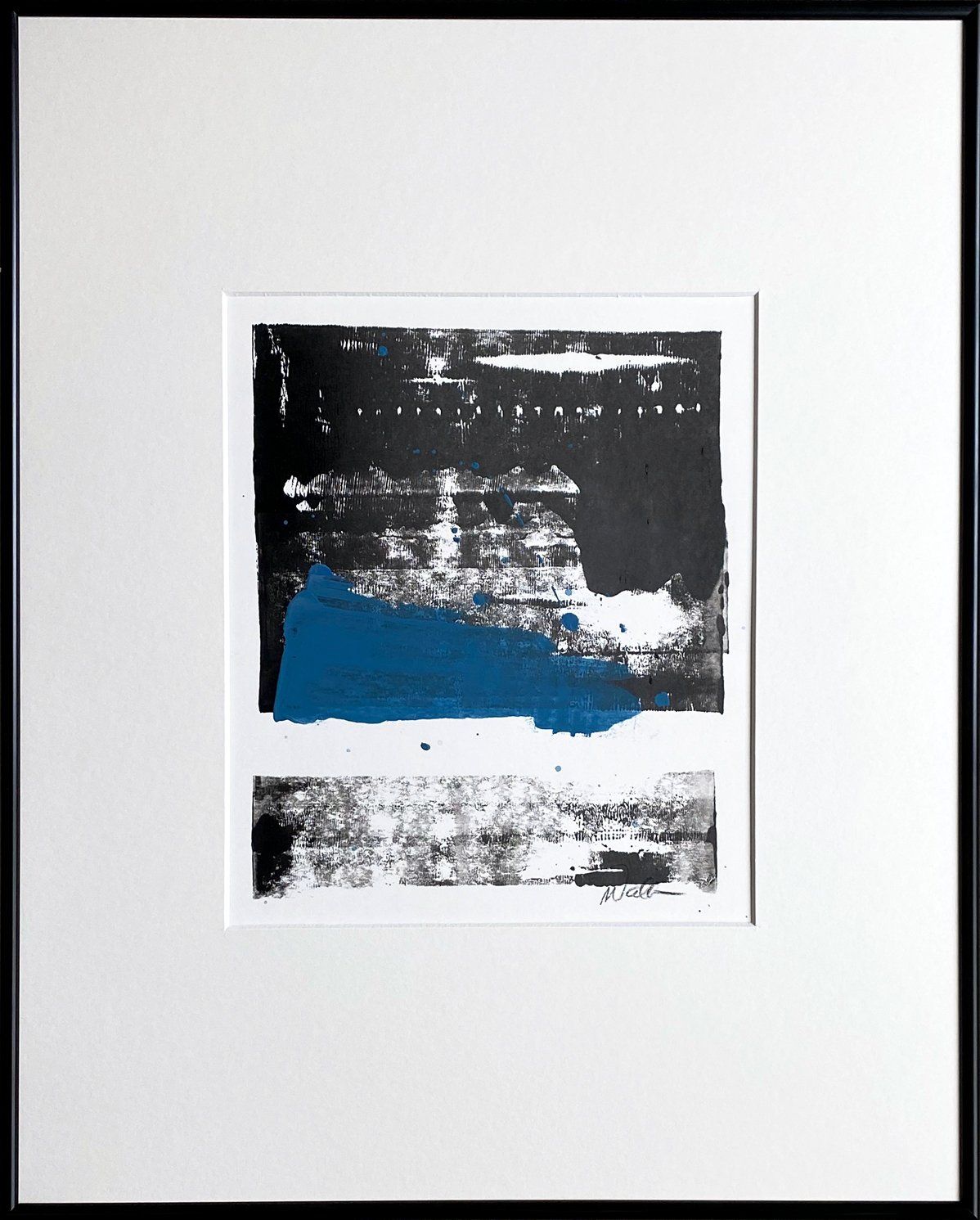 abstract custom monoprint commissions lease art home decor hotels