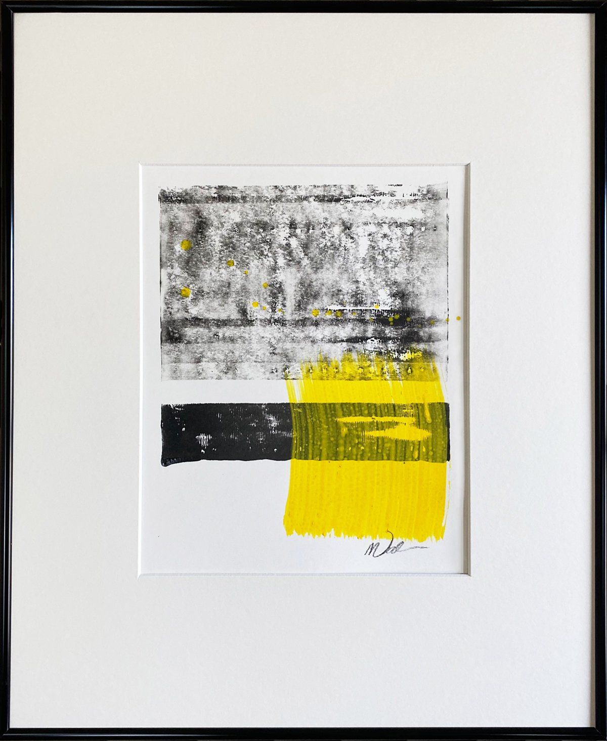 abstract custom monoprint commissions lease art home decor hotels