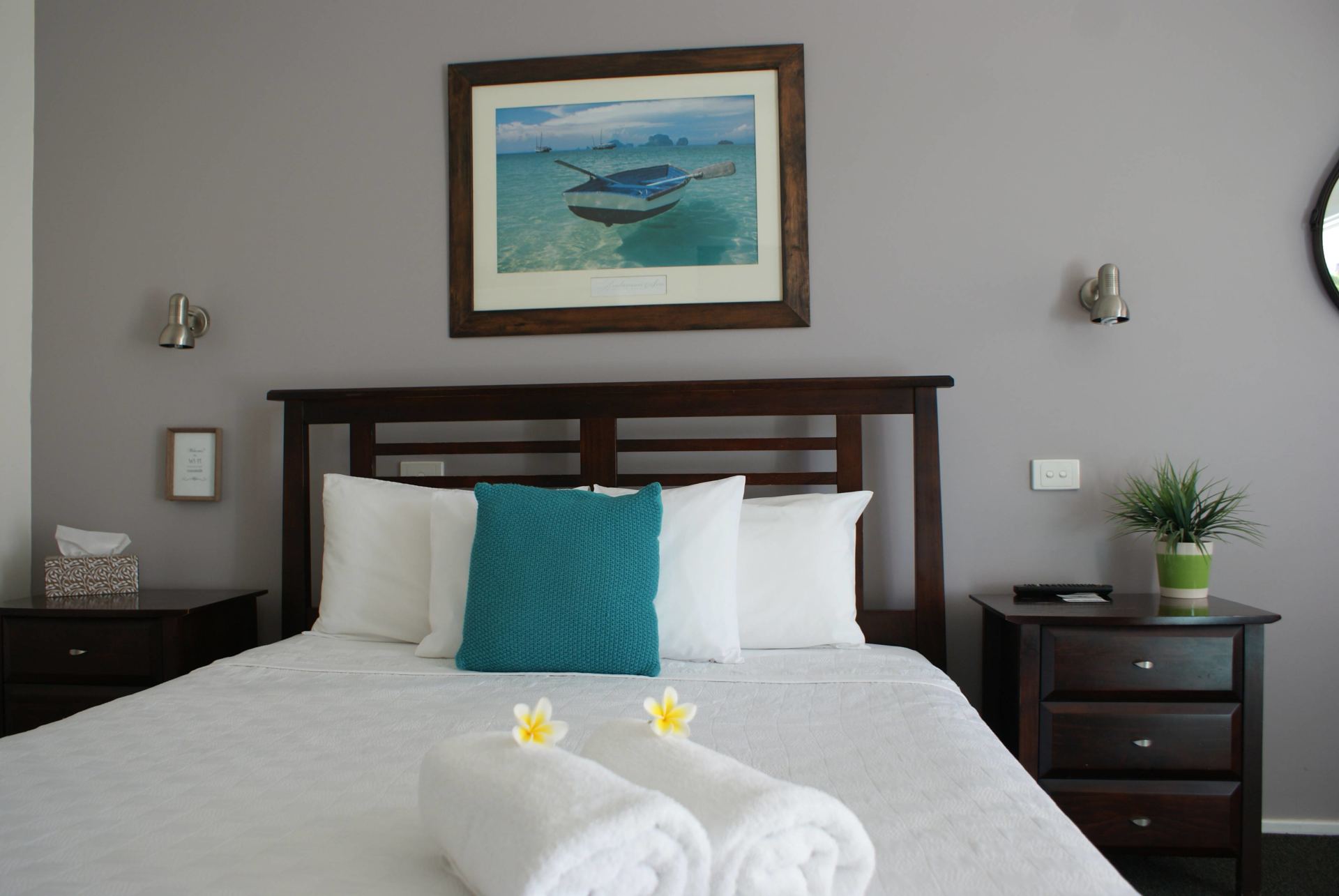 Bed with Pilllows