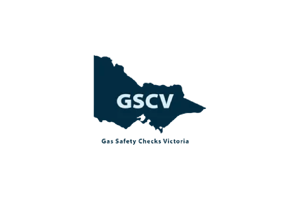 A logo for gscv gas safety checks victoria