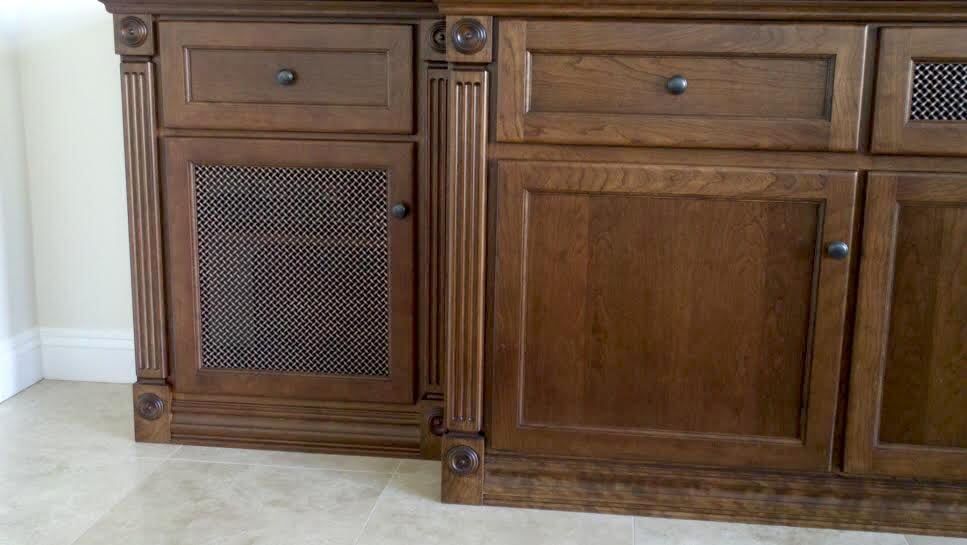 Wire mesh for Cabinet — Home AV TV & Design in Carlsbad, CA