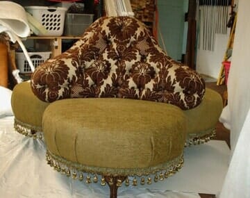 Elegant sofa chair — Furniture Upholsterers in Danvers, MA Elegant sofa chair — Furniture Upholsterers in Danvers, MA