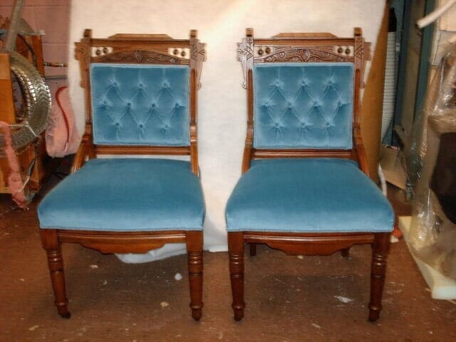 Blue Chairs — Upholstery in Danvers, MA