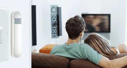 couple relax at home