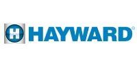 Hayward logo: blue text and a circle with a white