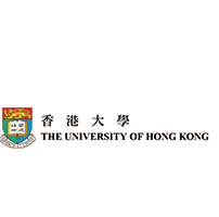 Logo of The University of Hong Kong: a coat of arms with Chinese text and English text.