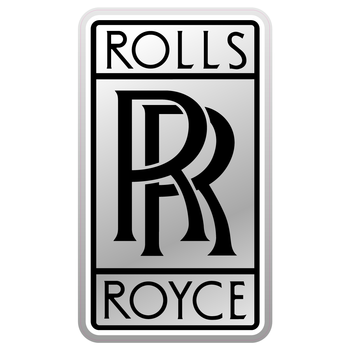 Rolls Royce logo: Black intertwined 
