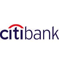 Citibank logo: dark blue text