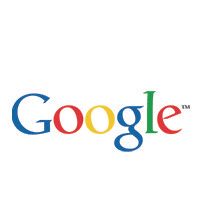 Google logo: multicolored letters, blue, red, yellow, and green, against a white background.