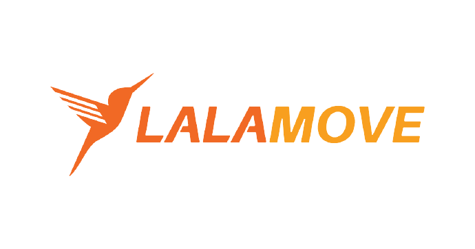 Lalamove logo with an orange hummingbird icon next to orange text.