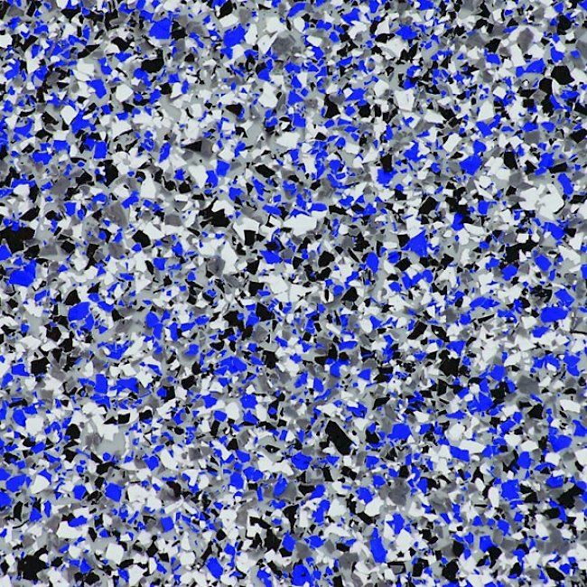 Blue Ice Epoxy Garage Flooring
