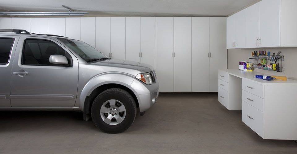Matte Garage Cabinets