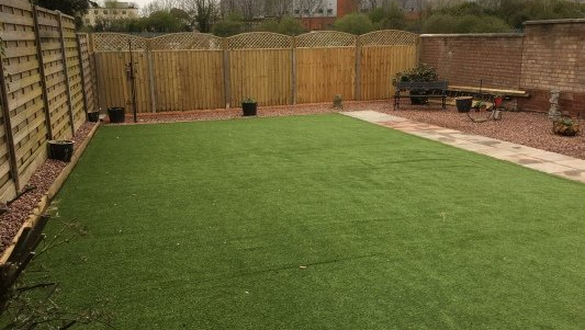 Landscaping work - lawn