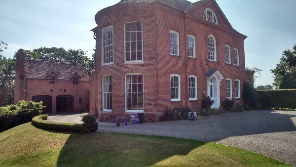 Repair work carried out at Georgian house