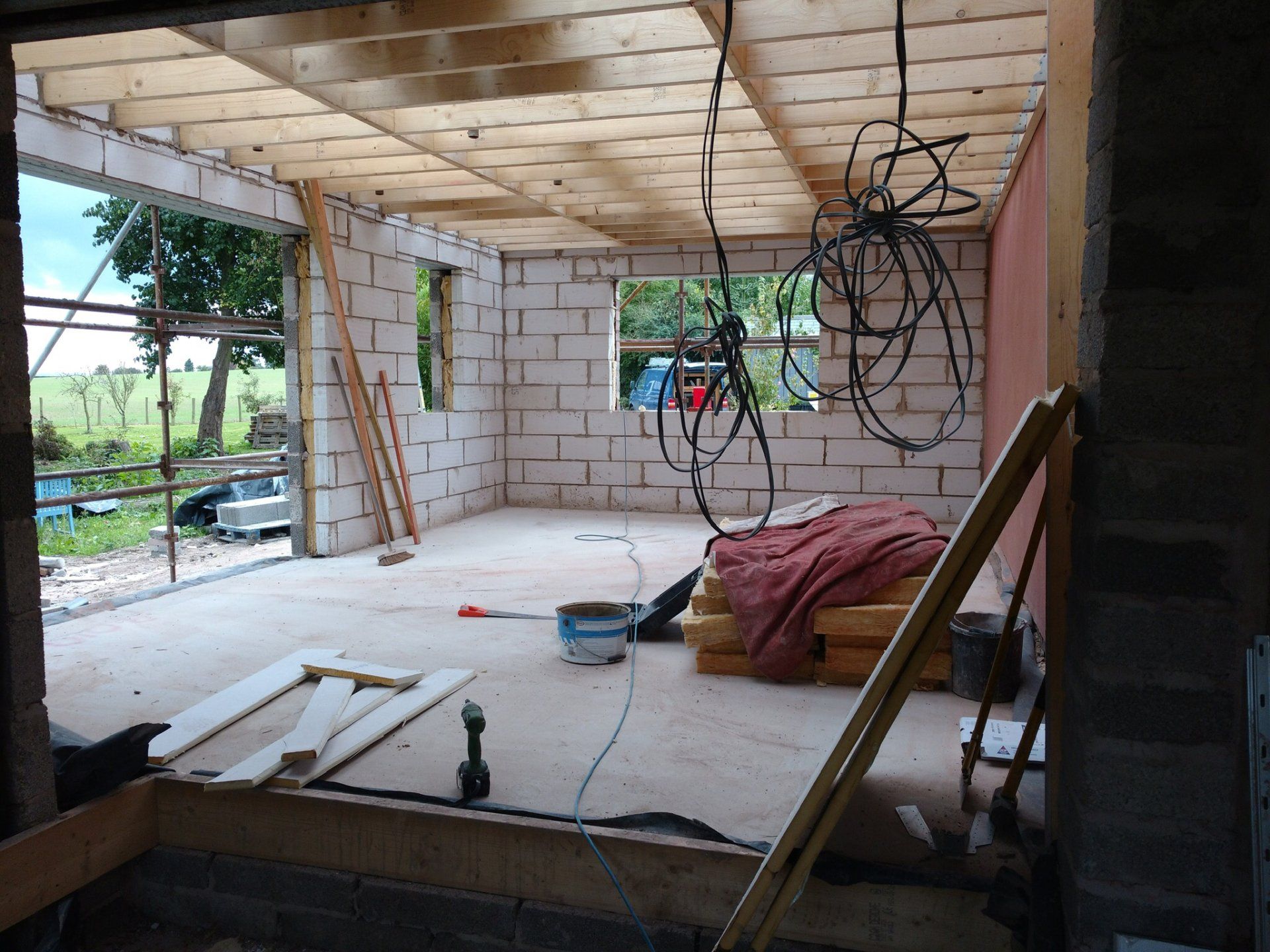 Extension and renovation work being carried out