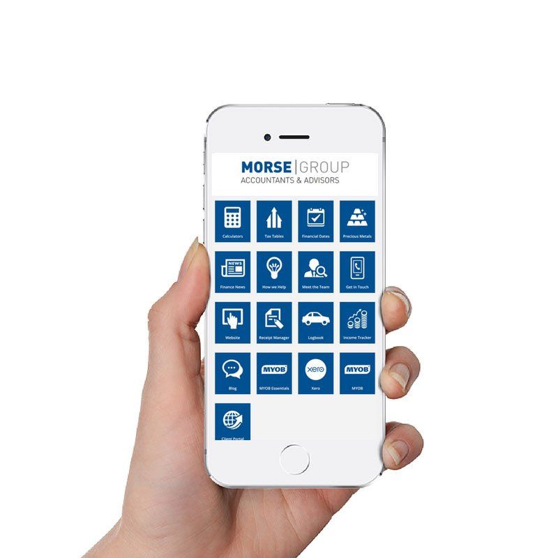 Mobile App, Morse Group Accountants & Advisors, NSW