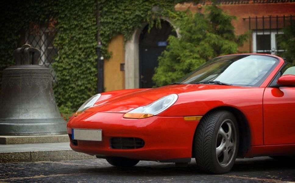 partial view of the car