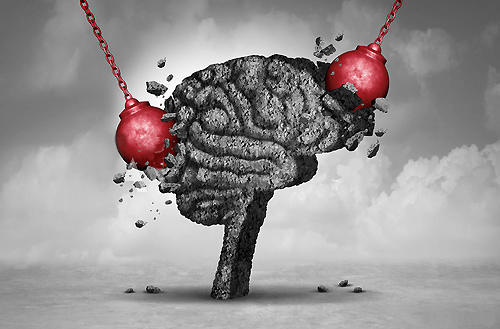 hurting brain