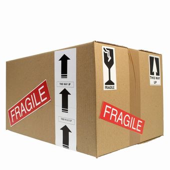Close up of a fragile cardboard box — Commercial Movers in Minnesota City, MN Close up of a fragile cardboard box — Commercial Movers in Minnesota City, MN