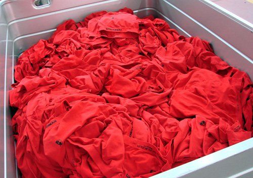 Tessuto rosso