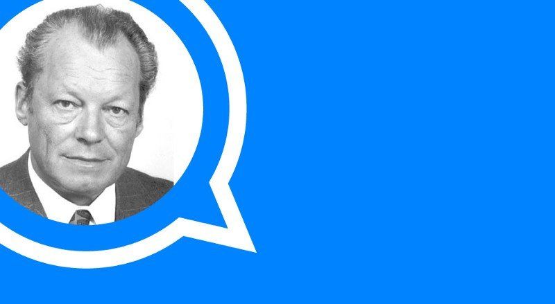 willy brandt, former chancellor of germany