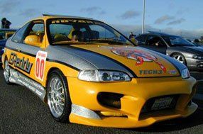 signs - Newcastle Upon Tyne, Tyne and Wear - Honda Civic - car body graphics design - Alidrew Engineering Ltd