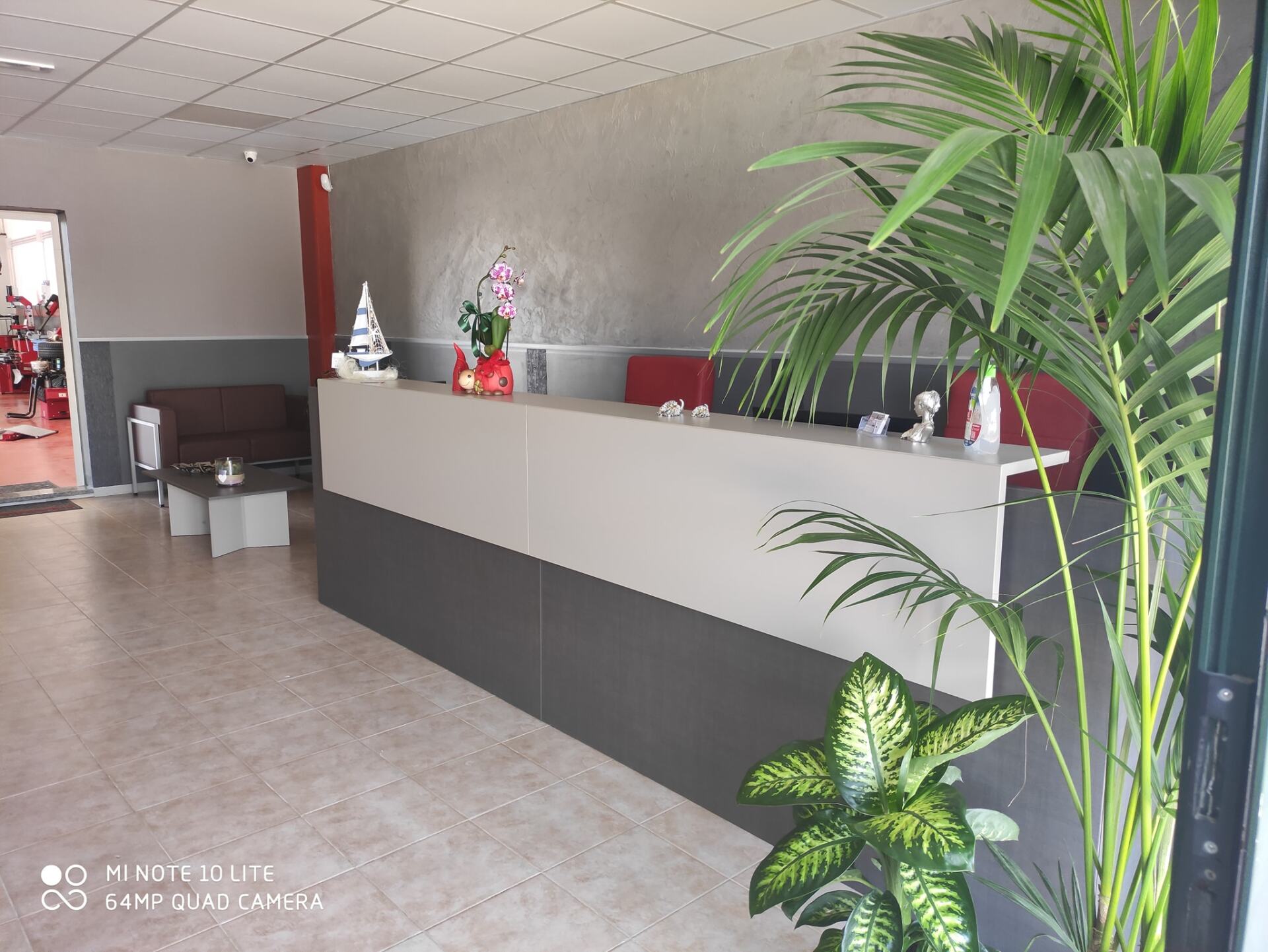 Reception officina