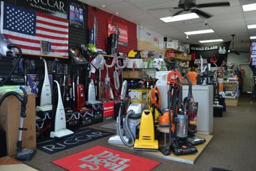 Vacuum Cleaner Sales & Service & Repair Vacuum Cleaners in store and repair facility inside GT Sew & Vac in Colton CA