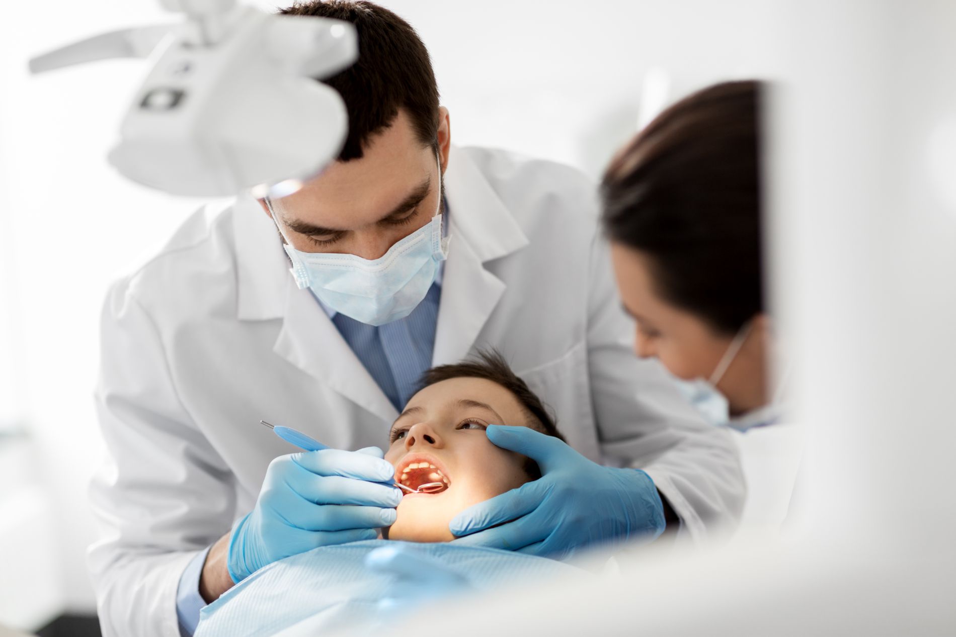 Una visita di odontoiatria pediatrica