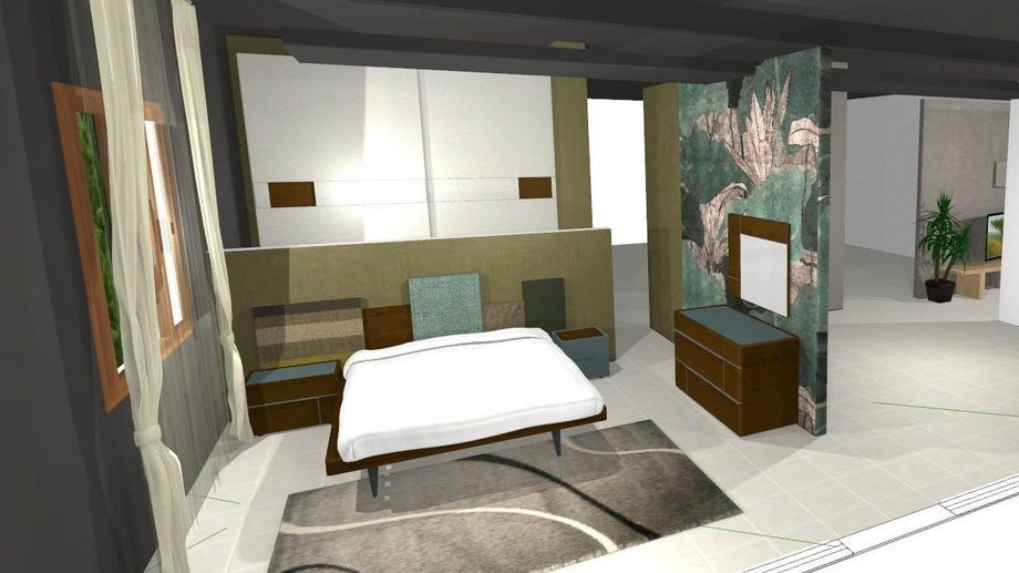 progetto camera rendering