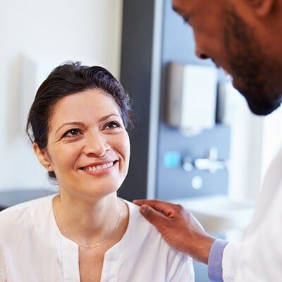 Happy Woman Having Good Diagnostics — Neurology treatments in St. Petersburg, FL