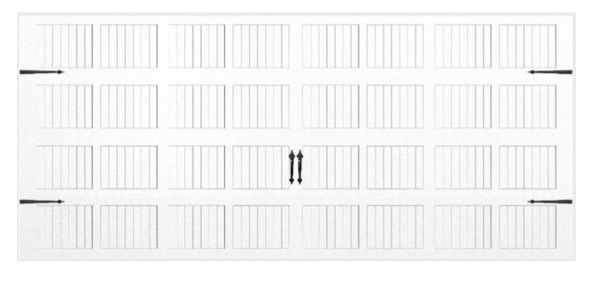 Stamp Steel Carriage Panel Door