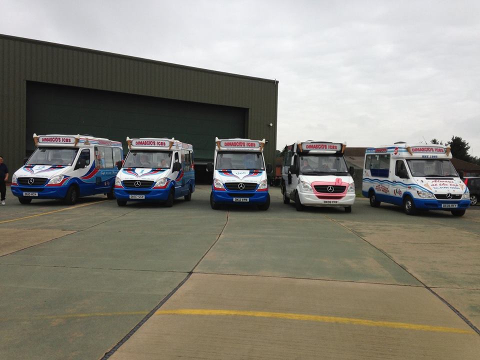 Dimascio Ice Cream Ltd service vehicles