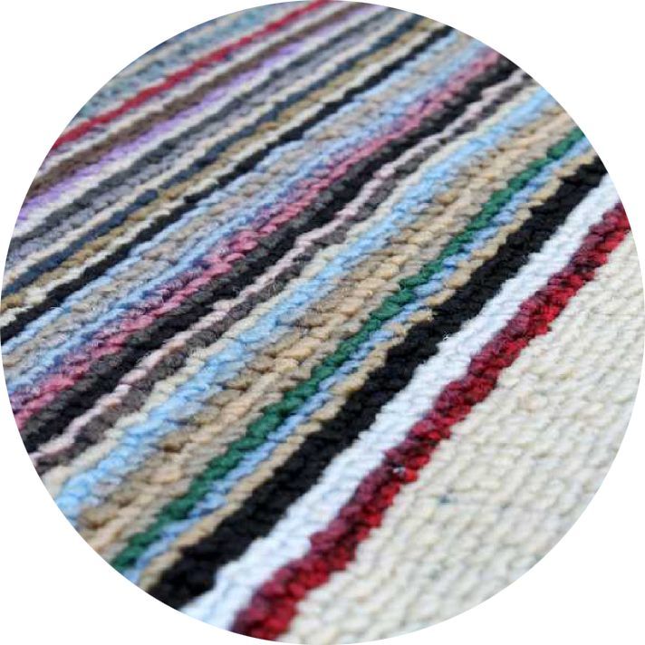 close up of polyester carpet
