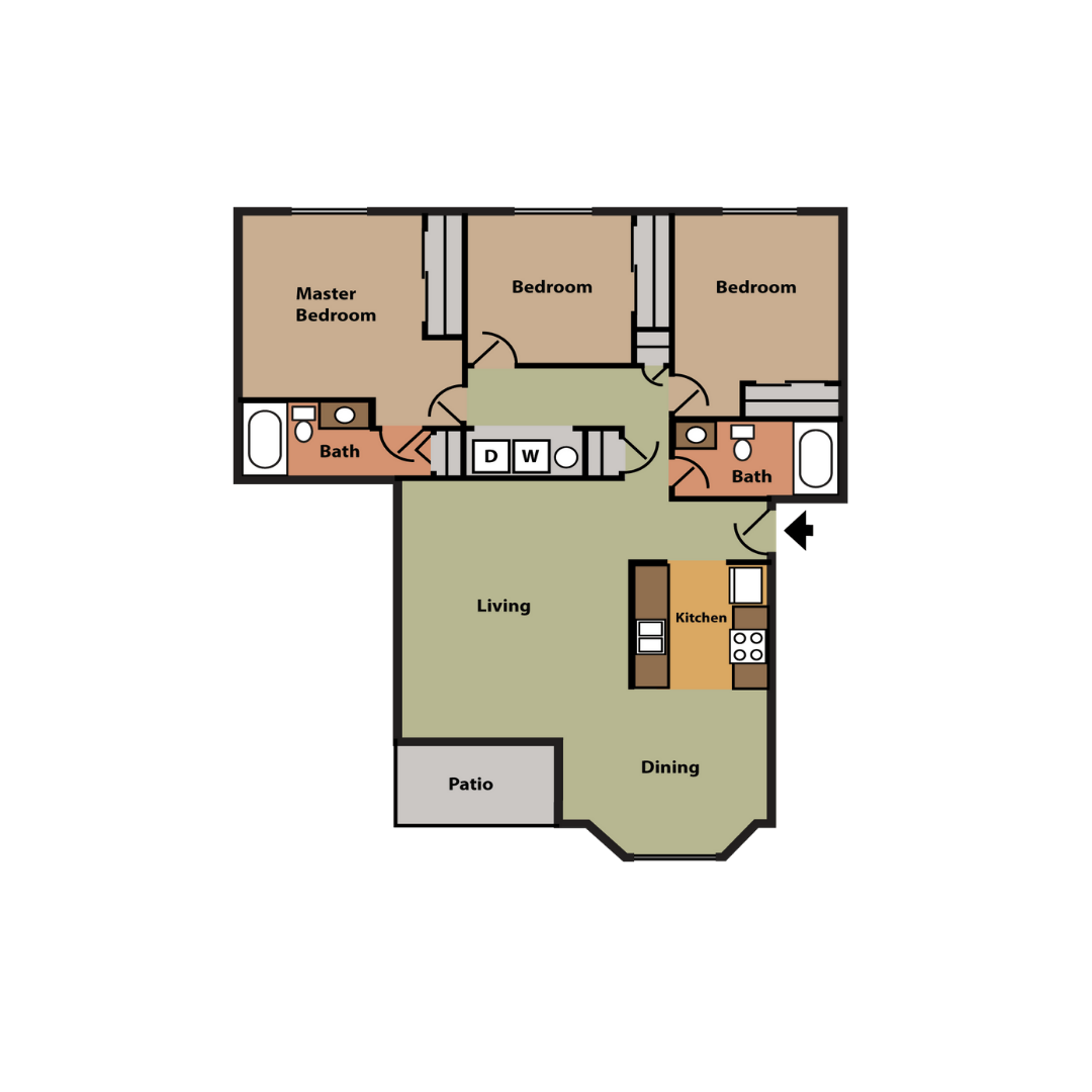3 Bedroom Apartments for Rent in Cheney, WA