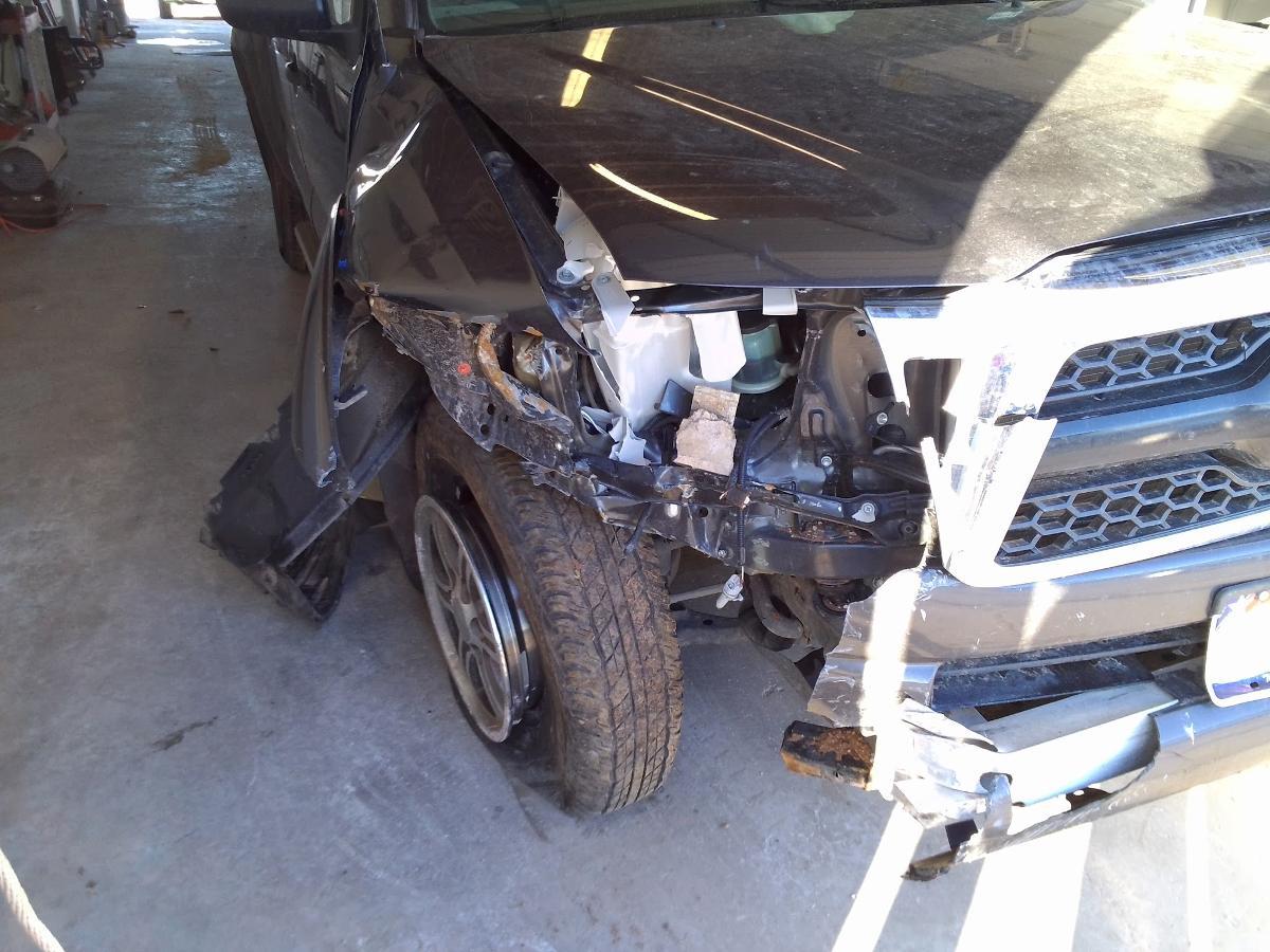 front end damage
