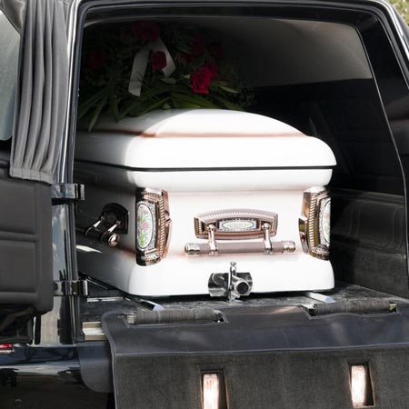 White coffin